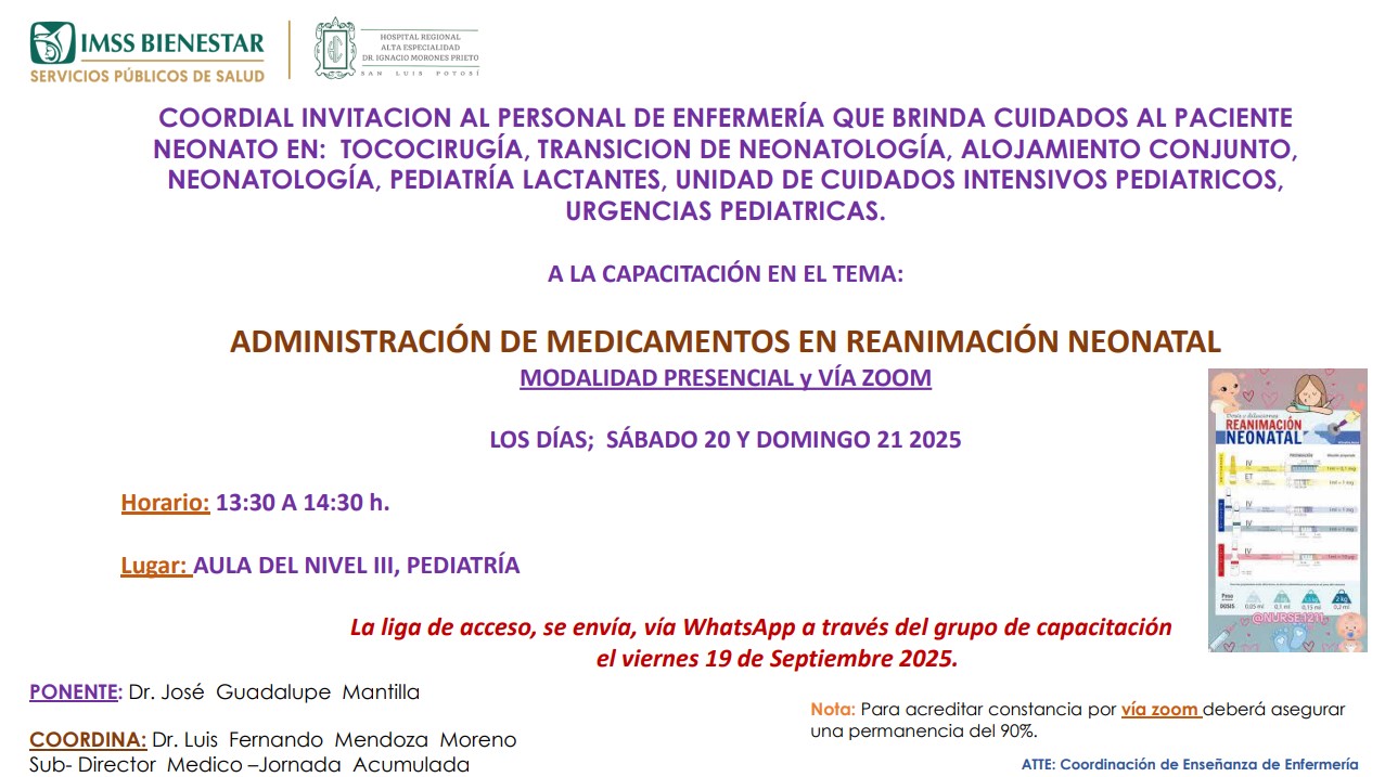 Capacitación Enfermería Septiembre 2025